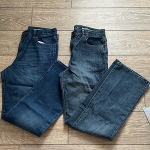 Boys Blue Bootcut Jeans Set